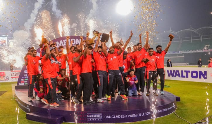 তানজিদের সেঞ্চুরিতে শিরোপা উৎসব রাজশাহীর