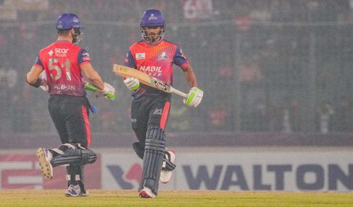 তানজিদের সেঞ্চুরিতে ফাইনালে লড়াকু পুঁজি পেল রাজশাহী