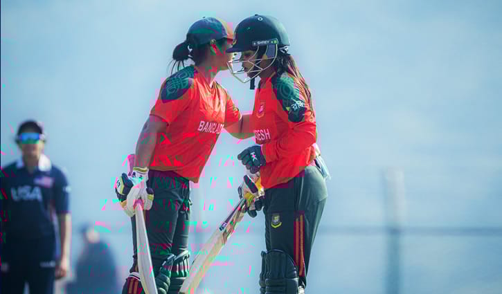 যুক্তরাষ্ট্রকে হারিয়ে বাংলাদেশের দারুণ সূচনা