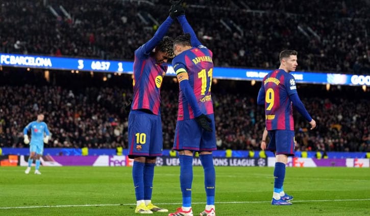 কোপেনহেগেনকে উড়িয়ে শেষ ষোলোয় বার্সা