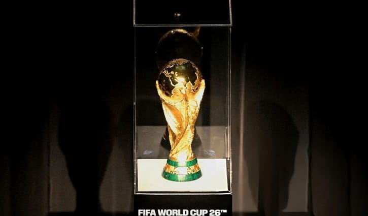 বুধবার ঢাকায় আসছে স্বপ্নের ‘বিশ্বকাপ ট্রফি’