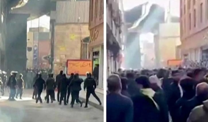 ইরানের বিভিন্ন স্থানে সরকারবিরোধী বিক্ষোভ ছড়িয়ে পড়ছে