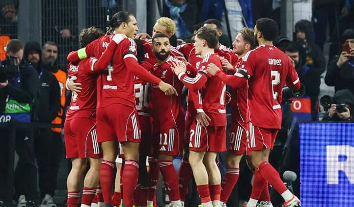 মার্সেইয়ে লিভারপুলের দাপুটে জয়