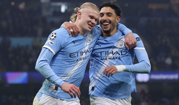 গোলখরা কাটালেন হলান্ড, গালাতাসারেকে হারিয়ে শেষ ষোলোয় ম্যানসিটি