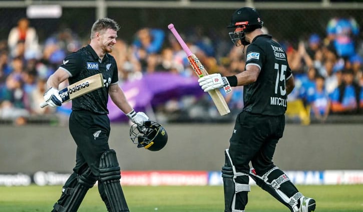 ড্যারিল-ফিলিপসের জোড়া সেঞ্চুরিতে নিউ জিল্যান্ডের লড়াকু সংগ্রহ