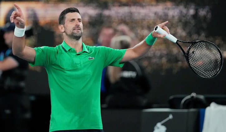 ইতিহাস গড়লেন জোকোভিচ, গ্র্যান্ড স্ল্যামে ৪০০