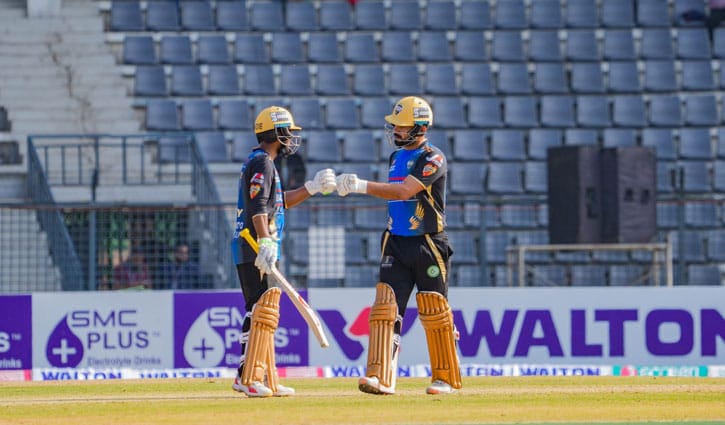 হৃদয়ের ৩ রানের আক্ষেপ, লড়াকু পুঁজি পেল রংপুর