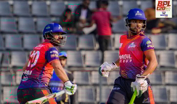 ওয়াসিম-শান্তর ব্যাটে রাজশাহীর অনায়াস জয়