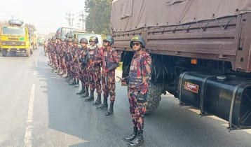 গাজীপুরে ১৪ প্লাটুন বিজিবি মোতায়েন