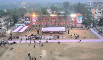 বিকেলে ফেনীতে তারেক রহমানের জনসভা, বসানো হয়েছে ২০টি বড় পর্দা