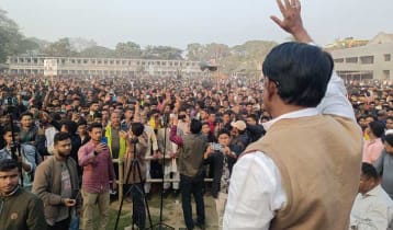 ঝিনাইদহ-৪: স্বতন্ত্র প্রার্থীর জনসভা ও শোভাযাত্রা