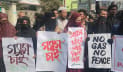 ব্রাহ্মণবাড়িয়ায় গ্যাসের দাবিতে বিক্ষোভ
