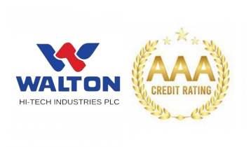 ওয়ালটন হাই-টেকের দীর্ঘ মেয়াদে ক্রেডিট রেটিং ‘এএএ’ ওয়ালটন হাই-টেকের দীর্ঘ মেয়াদে ক্রেডিট রেটিং ‘এএএ’