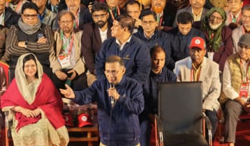 বগুড়ায় ‘ঘরের ছেলে’ তারেক, ‘আজ আমার কিছু দেবার নেই, শুধু চাইবার আছে’