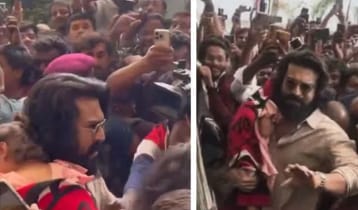 রাম চরণের সঙ্গে ভক্তদের ‘রূঢ়’ আচরণ, ক্ষুব্ধ নেটিজেনরা