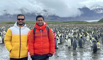 অ্যান্টার্কটিকা অভিযানে জনপ্রিয় ইউটিউবার সালাহউদ্দিন সুমন ও নিলয় 