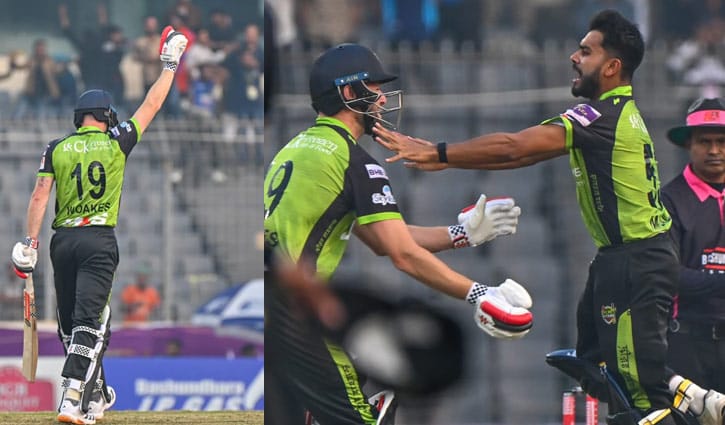 রোমাঞ্চের প্রহর পেরিয়ে যেভাবে শেষ বলে ছক্কায় নায়ক ওকস