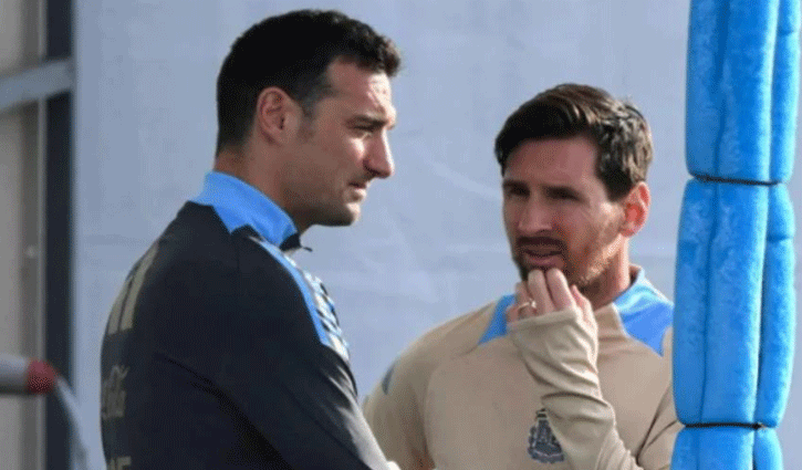 মেসি-স্কালোনির সাক্ষাৎ, বিশ্বকাপ নিয়ে হয়নি আলাপ