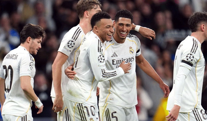 এমবাপ্পের জোড়া গোলে ভিয়ারিয়ালকে হারিয়ে শীর্ষে রিয়াল