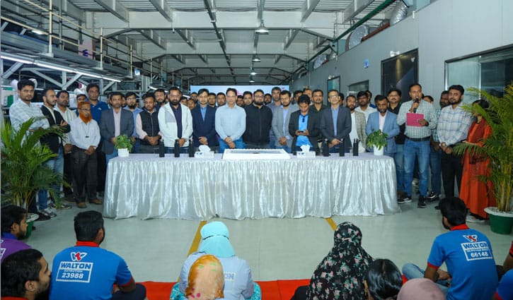 ওয়ালটনে ‘এলটিআই ফ্রি ম্যান-আওয়ার’ উদযাপন 