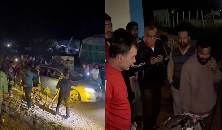 ব্রাহ্মণবাড়িয়ায় ট্রাকচাপায় মোটরসাইকেলের দুই আরোহী নিহত