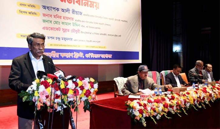 জুলাই সনদ প্রত্যেক নাগরিকের ধর্মীয় অধিকার নিশ্চিত করবে: আলী রীয়াজ