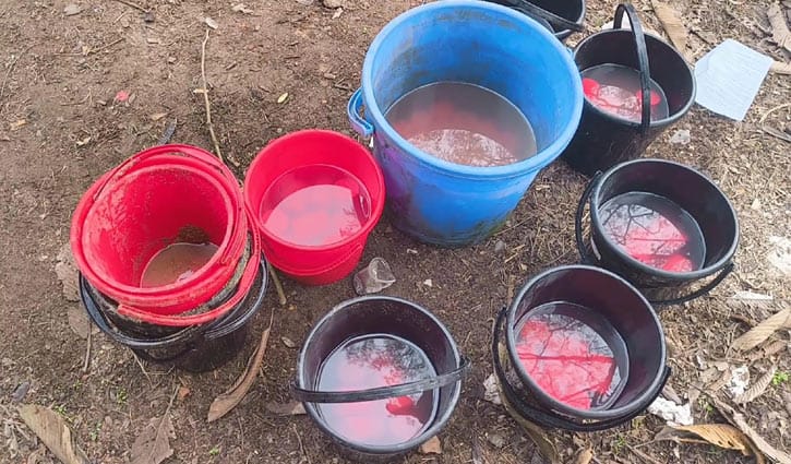 শরিয়তপুরে যৌথবাহিনীর অভিযানে ককটেল ও দেশীয় অস্ত্র উদ্ধার