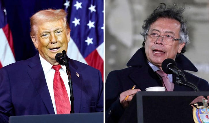 তপ্ত বাক্য বিনিময়ের পরে বৈঠকে বসতে যাচ্ছেন ট্রাম্প ও পেত্রো