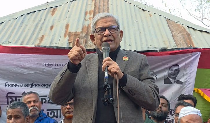 একটি দল বলছে তাদের ভোট দিলে জান্নাতে যাওয়া যাবে: ফখরুল