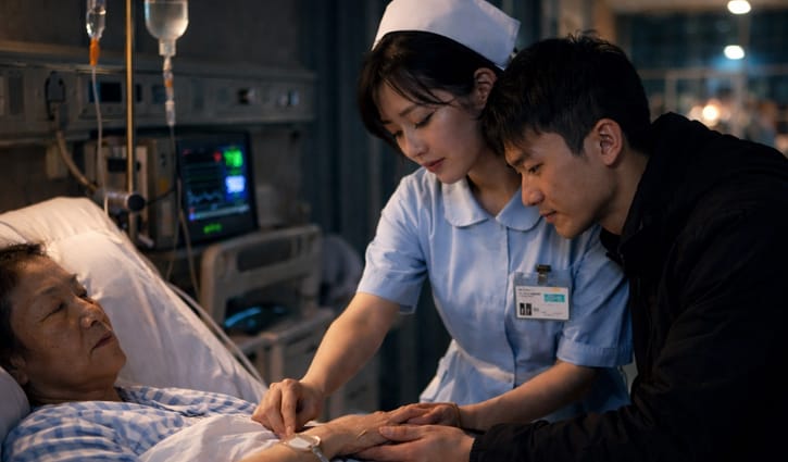 রাতের শিফটে প্রেমিকাকে সহায়তা করতে আসলেন প্রেমিক