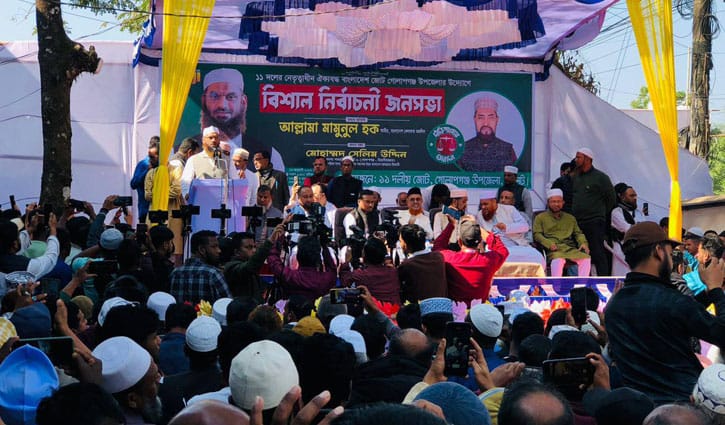 না ভোটের পক্ষে প্রচার মানেই দেশের বিপক্ষে অবস্থান: মামুনুল হক