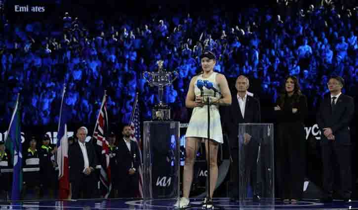 সাবালেঙ্কার হৃদয় ভেঙে রিবাকিনার চার বছরের অপেক্ষার অবসান