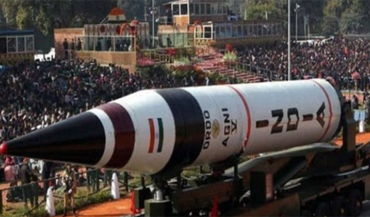 ‘১২টি পারমাণবিক ওয়ারহেড মোতায়েন করেছে ভারত’