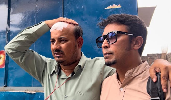 গাজীপুরে পুলিশ বক্সে ঢুকে সাংবাদিকের ওপর হামলা, আটক ১