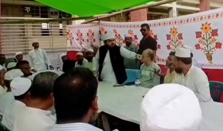 সালিশে মেজাজ হারান এমপি হানজালা, ভিডিও ভাইরাল