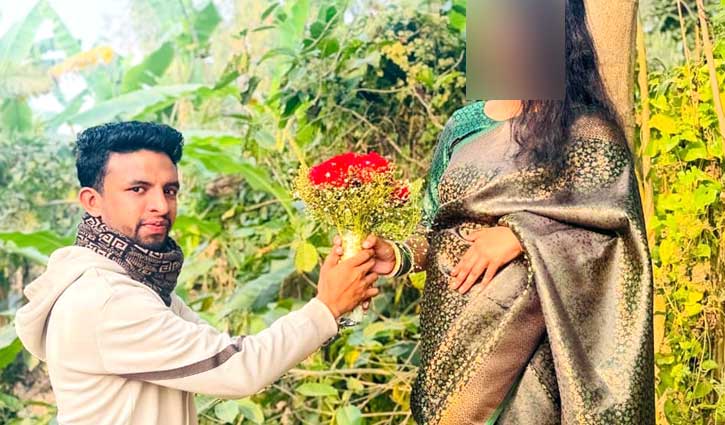 পাবনায় বিয়ের দাবিতে প্রেমিকের বাড়িতে অনশন