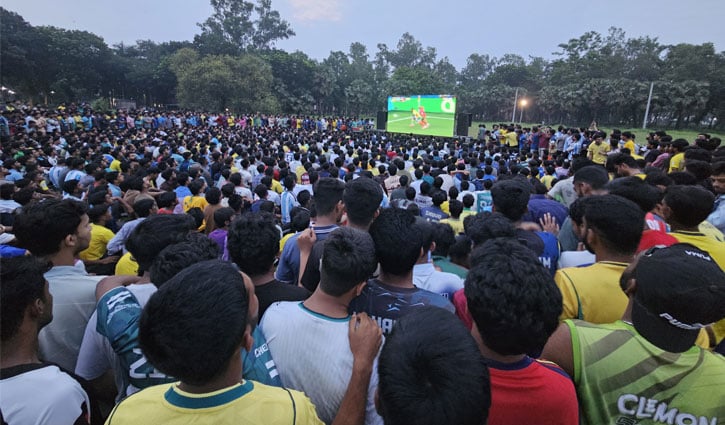 রাবিতে শোডাউনে ব্রাজিল-আর্জেন্টিনা সমর্থকরা