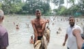 কুমিল্লায় পলো দিয়ে মাছ ধরা উৎসব