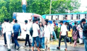 উত্তরা বিশ্ববিদ্যালয়ের বাস উল্টে ২৩ শিক্ষার্থী আহত