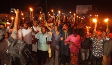 মহাপরিকল্পনা বাস্তবায়নের দাবিতে তিস্তাপাড়ে সমাবেশ-মশাল মিছিল