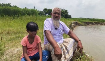 ফরিদপুরে পদ্মার ভাঙনে হুমকিতে স্কুল-ক্লিনিক