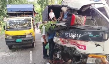 মাদারীপুরে ২ ট্রাকের সংঘর্ষে নিহত ১