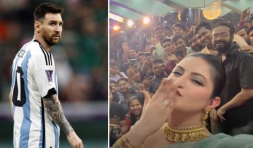 ‘আর্জেন্টিনা’ নাম শুনেই পরীমণির ‘উড়ন্ত চুমু’
