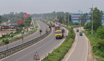 ২২ ঘণ্টা পর ঢাকা-টাঙ্গাইল মহাসড়কে যান চলাচল স্বাভাবিক 