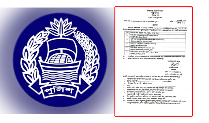 অতিরিক্ত আইজিপি হলেন ৫ পুলিশ কর্মকর্তা