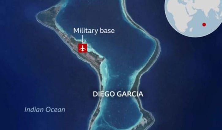 ভারত মহাসাগরে ব্রিটিশ-মার্কিন ঘাঁটিতে ইরানের হামলা