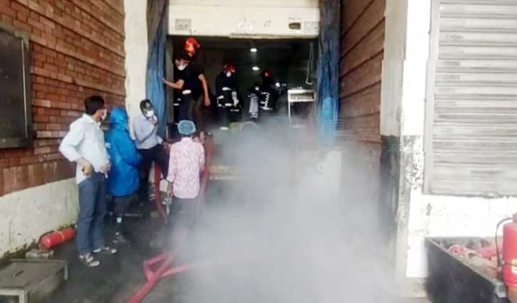 বিডি ফুড কোল্ড স্টোরেজে অগ্নিকাণ্ড: ১০০০ টন হিমায়িত চিংড়ি ক্ষতির আশঙ্কা