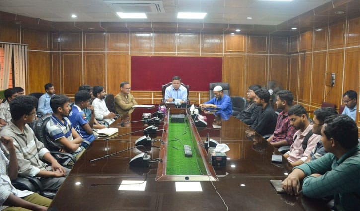 বেরোবি জনসংযোগ পরিচালকের সাথে মতবিনিময় সভা