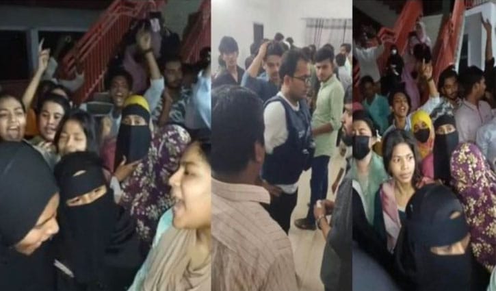 চাঁদপুরে শিক্ষার্থীদের আন্দোলনে ৬ ঘণ্টা অবরুদ্ধ ছিলেন শিক্ষক