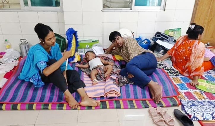 মমেকে হামের উপসর্গে শিশুর মৃত্যু, নতুন ভর্তি ৯